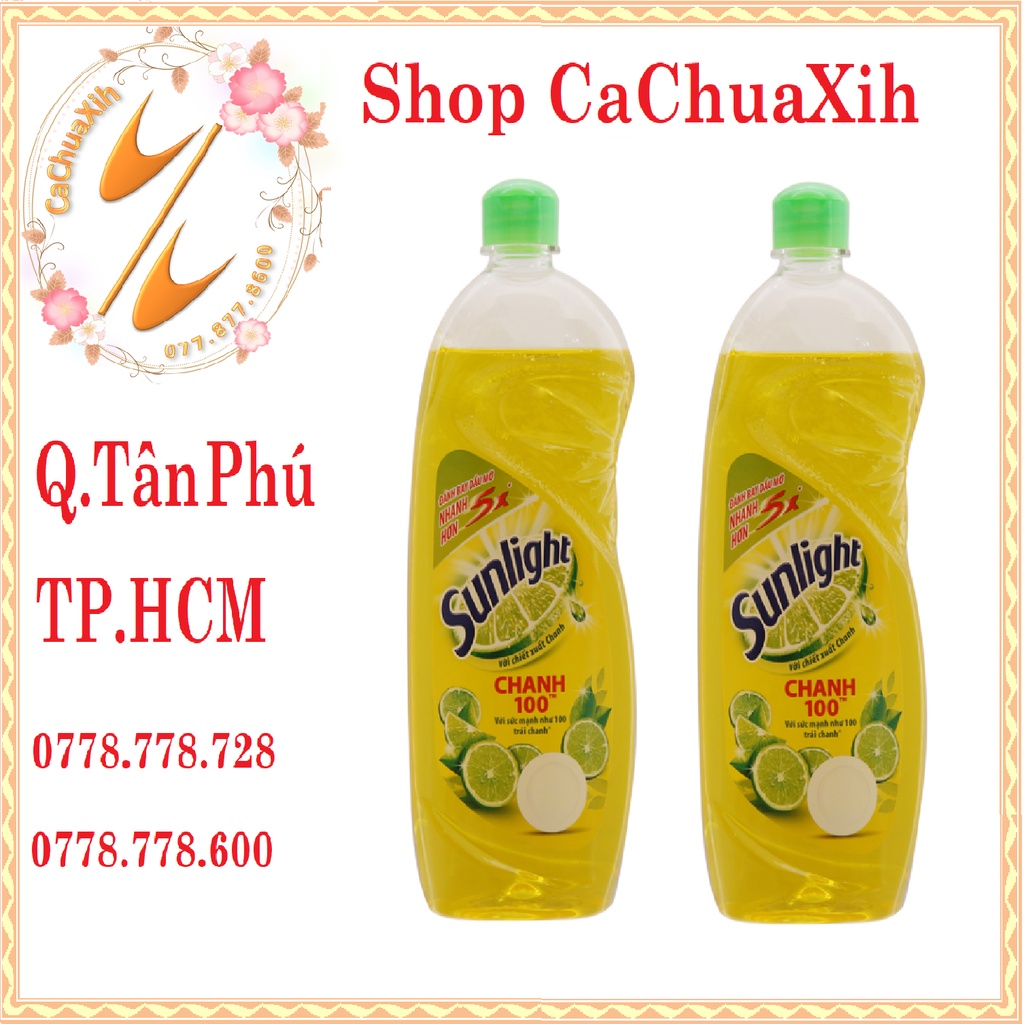 Nước rửa chén Sunlight chanh 725ml