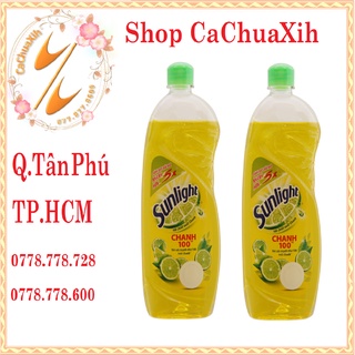 Nước rửa chén Sunlight chanh 725ml