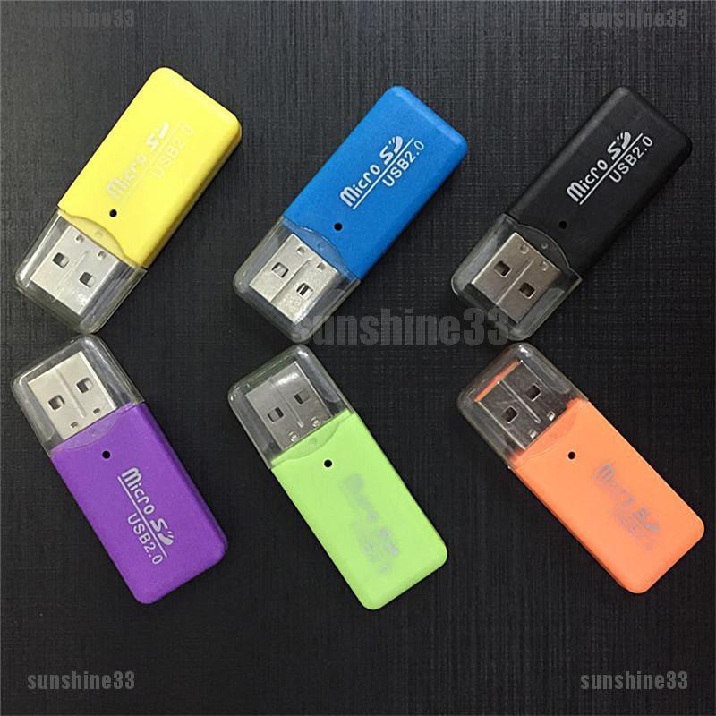 【COD•suns】Hot Mini USB SD/MMC Memory Card Reader 480Mbps For Computer Laptop