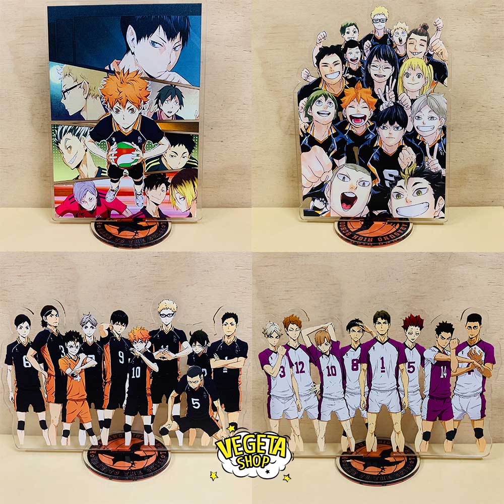 Mô Hình Tượng Standee Acrylic Mica 2 mặt - Haikyu - Haikyuu - Sugawara Koshi Yu Nishinoya Kei Tsukishima Tobio Kageyama