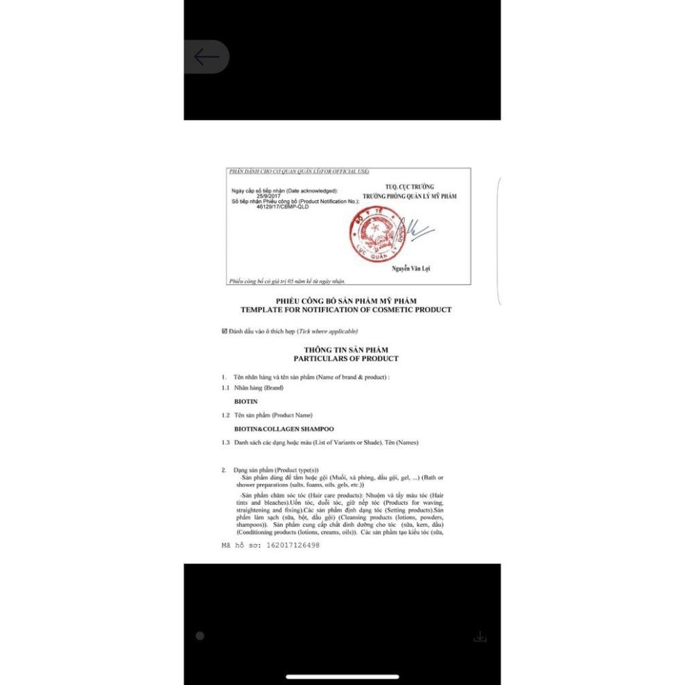 Dầu Gội Xả Biotin Collagen [Hàng Chính Hãng] Chống Rụng Tóc Và Kích Thích Mọc Tóc Nhanh, Hương Thơm Dịu, 577ml | BigBuy360 - bigbuy360.vn