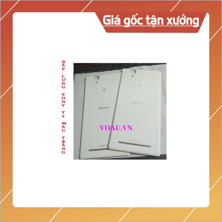 NẮP LƯNG SONY T2 MÀU TRẮNG