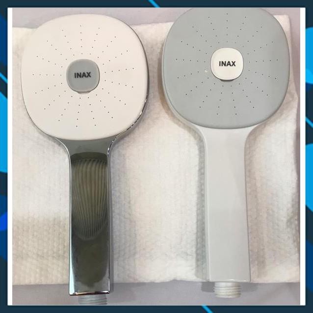 Tay sen tăng áp INAX BF SC7 nhựa phủ bóng, BF SC8 tay sen inox crom niken, Không gồm dây và gác sen, Chính hãng