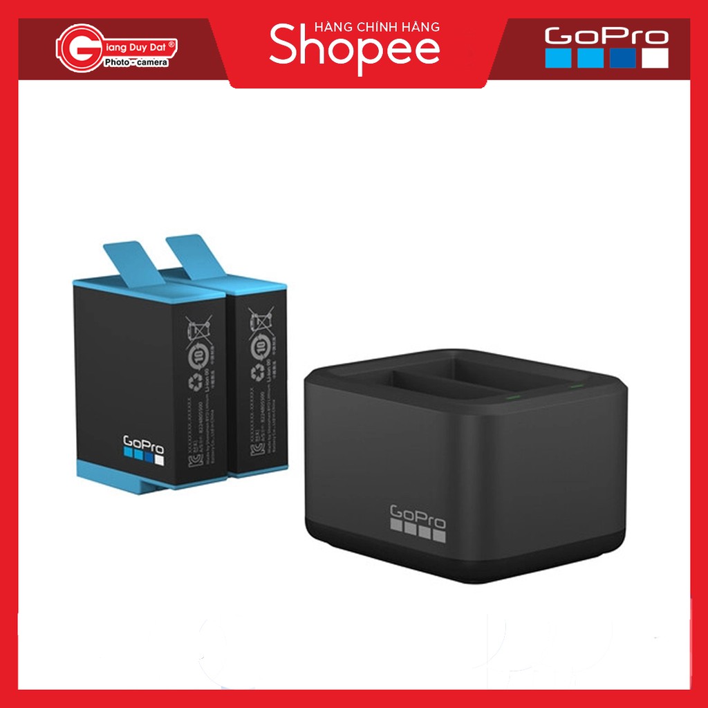 Bộ Pin Sạc GoPro HERO 9 l Pin GoPro Hero 9 Original - Chính Hãng FPT