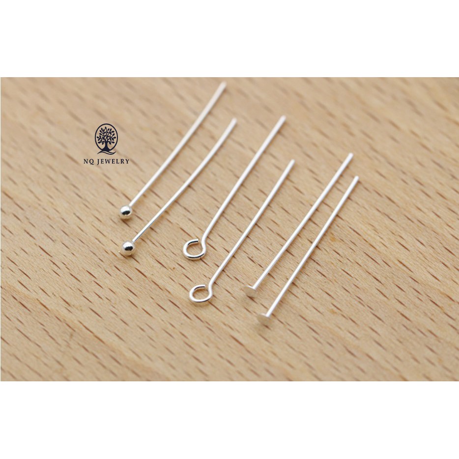 Đinh bạc phối vòng - Charm đinh bạc phối vòng