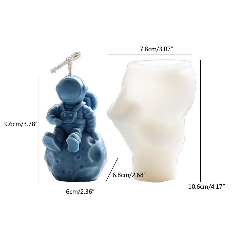 Khuôn Silicone Làm Mặt Trăng Trang Trí Để Bàn