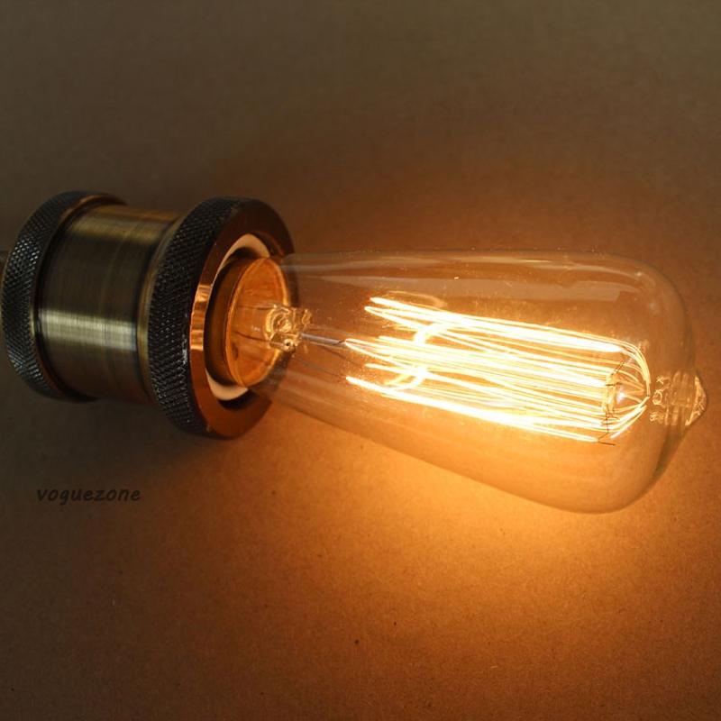 New Industrial Decor Vintage Filament Edison Style E27 Restaurant Cage Light