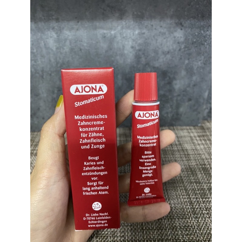 Kem đánh răng Ajona loại bỏ cao răng và viêm lợi 25ml