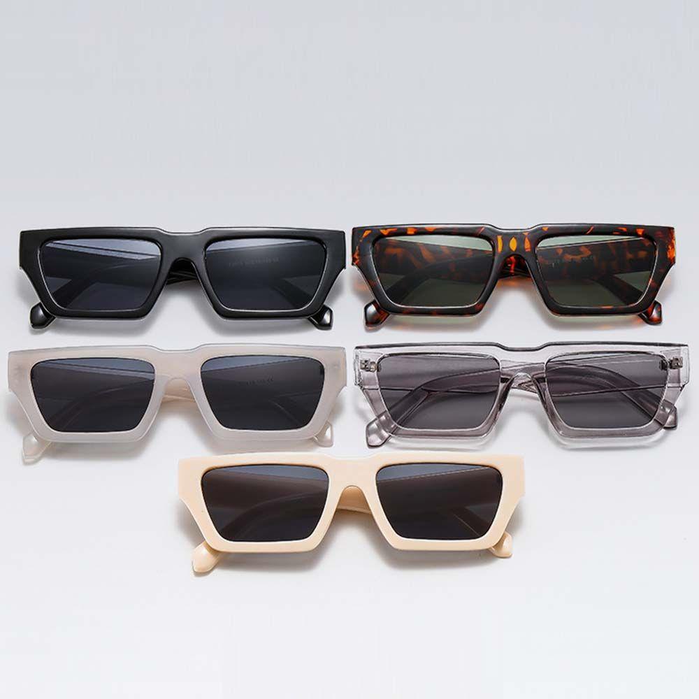 Kính Mát Gọng Vuông Nhỏ Trong Suốt Phong Cách Punk Hip Hop Âu Mỹ Thời Trang Cho Nữ