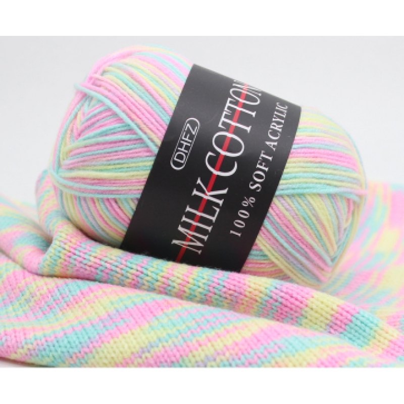 50g DIY 3 strands Cotton Yarn 100% soft acrylic milk cotton Knitting material（13-23）