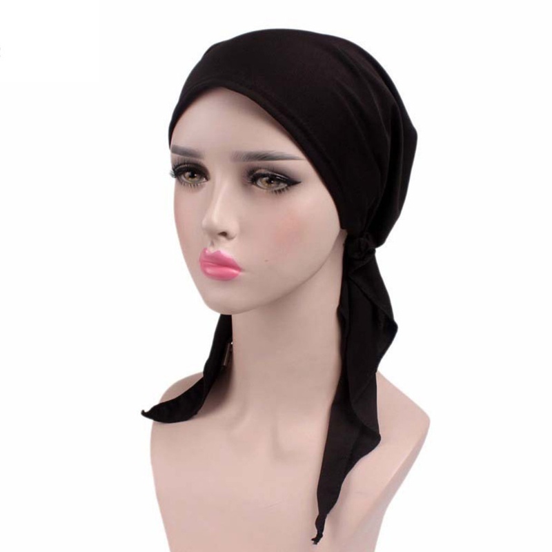 Khăn Trùm Đầu Màu Sắc Trơn Cho Bệnh Nhân Ung Thư