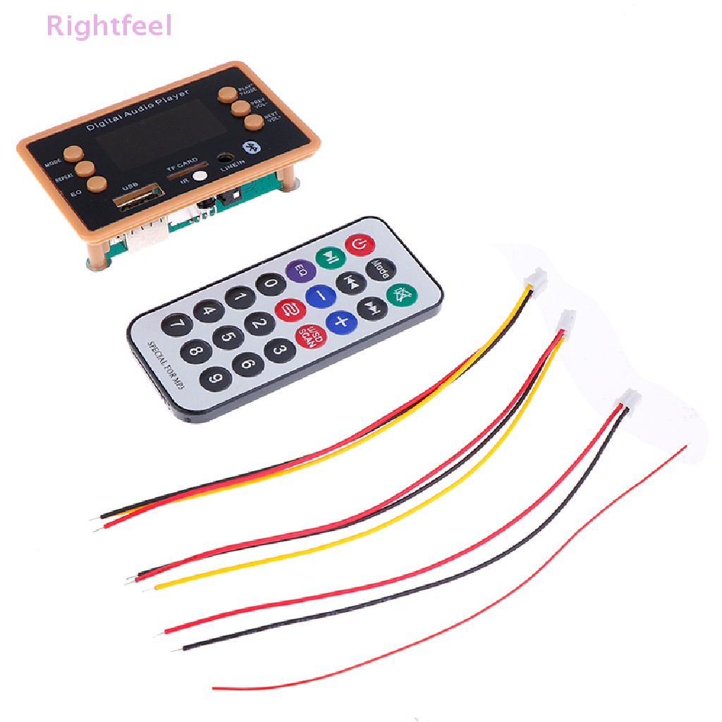 Bảng Mạch Giải Mã Bluetooth 5.0 MP3 5V 12v USB MP3 Cho Xe Hơi Mới