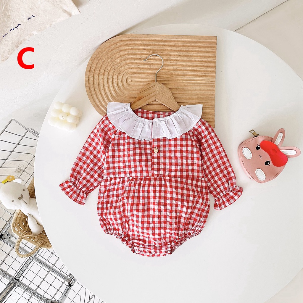 Áo liền quần SANLUTOZ tay dài thời trang mùa thu xinh xắn cho bé gái