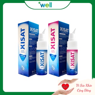 Nước muối xịt mũi XiSat từ nước biển sâu thiên nhiên giàu muối khoáng chất kết hợp cùng các tinh dầu thiên nhiên khác