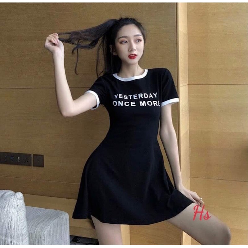 Váy Yesterday viền cổ HS45 | BigBuy360 - bigbuy360.vn