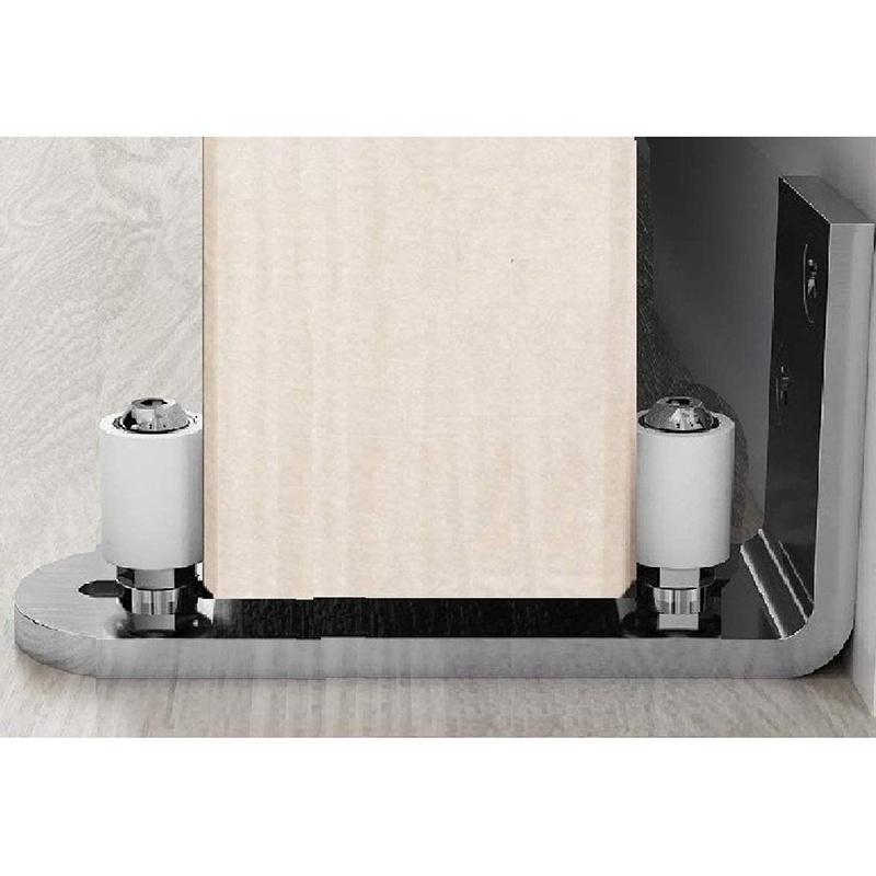 Con Lăn Dẫn Cửa Trượt Bằng Chrome Hiện Đại Có Thể Điều Chỉnh Cho Tất Cả Các Cửa