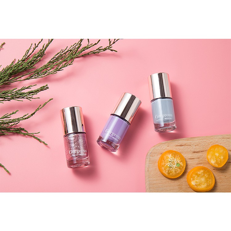 Nước Sơn Móng Tay Gorgeous Water Gel Mau Khô Không Mùi F1