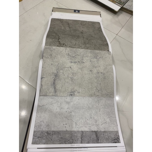 Giấy Dán Tường Hàn Quốc Bê Tông Xi Măng bề mặt nhám sần dài 15,6 x rộng 106cm=16,5m2