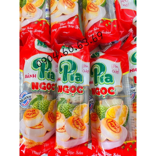 Bánh Pía Đậu Xanh Sầu Riêng Sóc Trăng 150g/5 cái