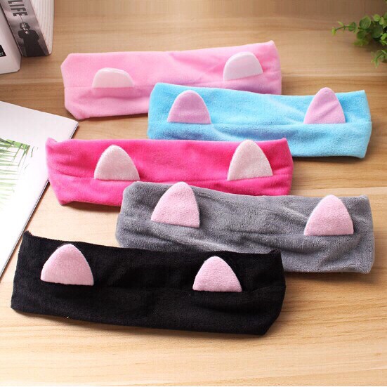 Nơ Giữ Tóc Tai Thỏ Cute Bạn Gái (Màu Sắc Ngẫu Nhiên)