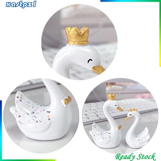 Tượng Thiên Nga Bằng Nhựa Resin Trang Trí Bảng Điều Khiển Xe Hơi