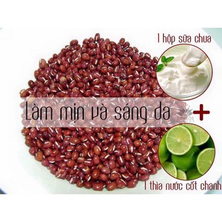 bột đậu đỏ đắp mặt trắng da mờ nám