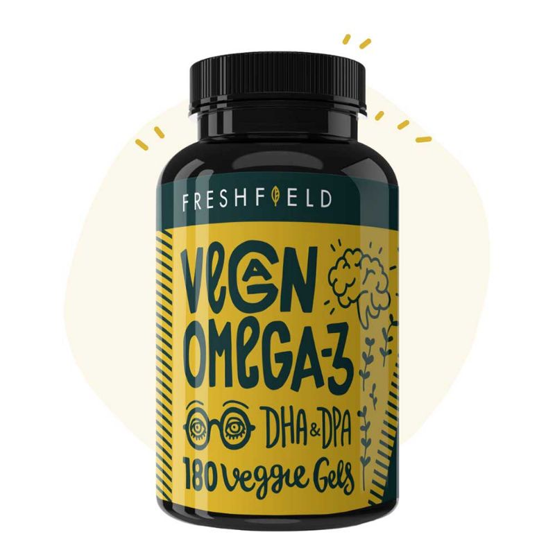 Tinh Chất Dầu Tảo Biển Omega-3 Vegan Chống Lão Hóa Đẹp Da Sáng Mắt Freshfield 180v