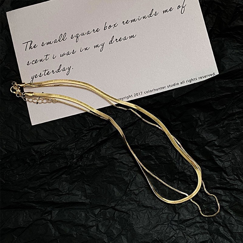 Vòng Cổ Choker Hai Lớp Phong Cách Thời Trang Hàn Quốc C61