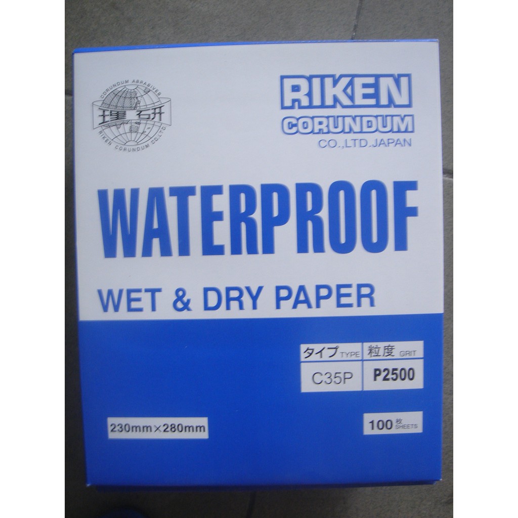 [BÁN LẺ - GIÁ SỈ] Combo 10 Tờ Giấy Nhám Riken C35P Nhám 120/150/180