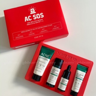 Bộ dưỡng da SOME BY MI AC SOS KIT giảm mụn khẩn cấp