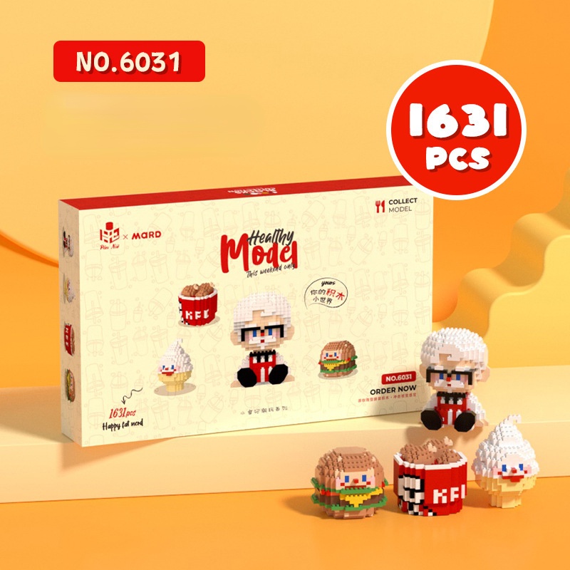 Hàng Mới Về Bộ Đồ Chơi Lắp Ráp  Hình Món Ăn Nhanh Dành Cho Trẻ