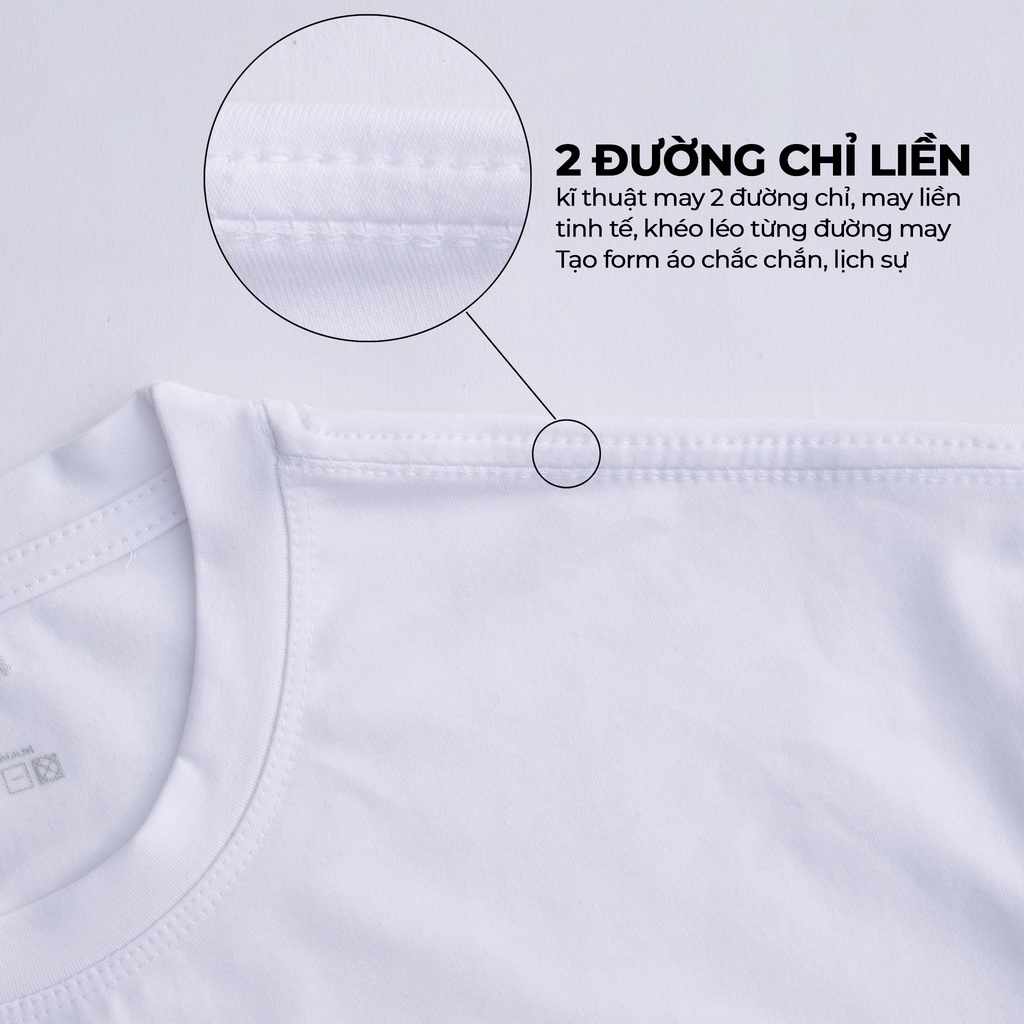 Áo thun nam cổ tròn, áo phông trơn Men's 94 vải cotton tự nhiên siêu mát mịn | BigBuy360 - bigbuy360.vn