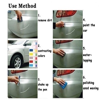 Dung Dịch Xóa Vết Trầy Xước Sơn Xe Hơi Màu Trắng Và Đen Tiện Dụng