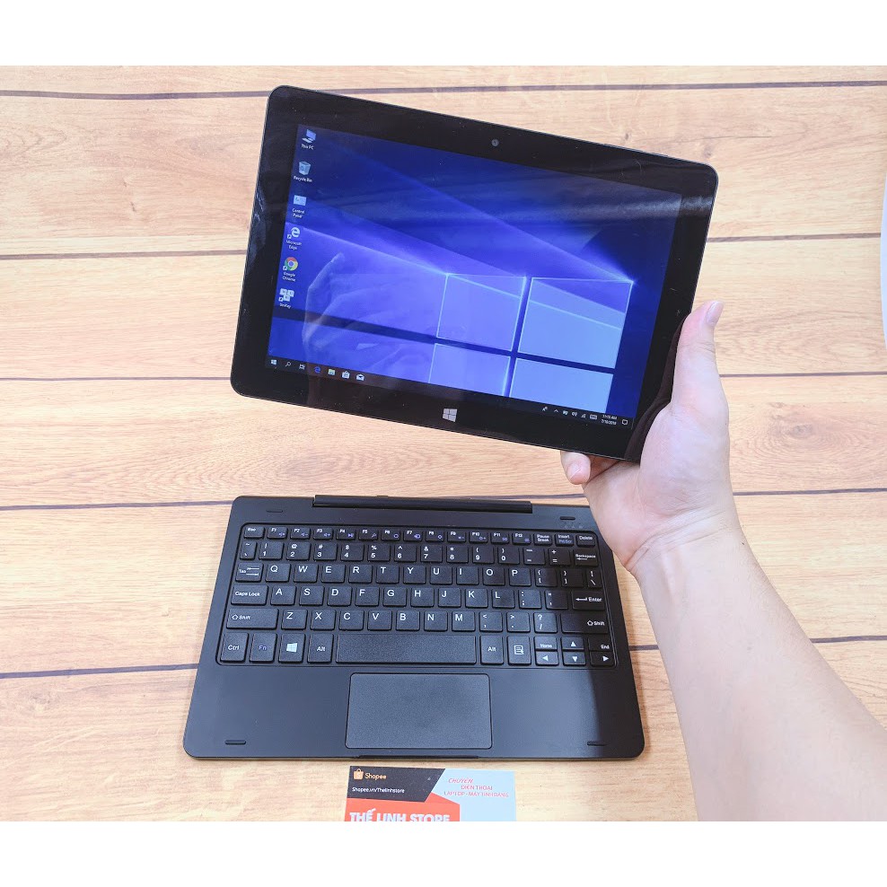 [Mã ELLAPDESK giảm 5% đơn 3TR] [ELMTG giảm đến 300k] Laptop 2 trong 1 INSIGNIA W8100 Kèm bàn phím - Window 10 Pro