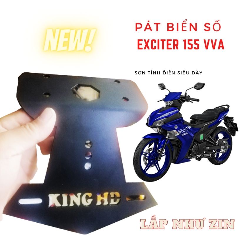 Pát Biển Số Exciter 155 vva, Exciter 2021 Siêu Dày Chắc Chắn ( Lắp Như Zin )