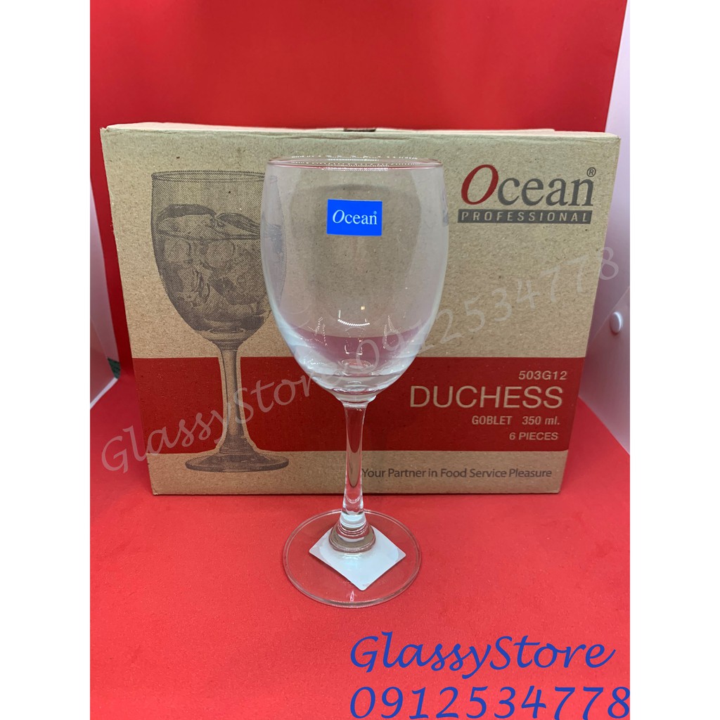 Ly (cốc) rượu vang thủy tinh Ocean Duchess Goblet 1503G12 – 350ml (Hàng nhập khẩu Thái Lan chính hãng)