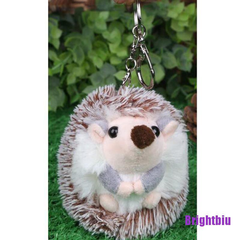 Móc khóa hình nhím nhồi bông đáng yêu 10cm