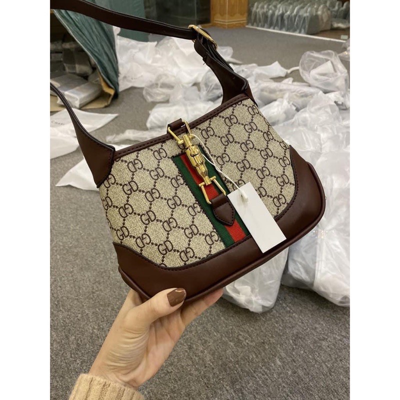 Túi đeo vai gg viền nâu, ảnh thật, bao đẹp | BigBuy360 - bigbuy360.vn