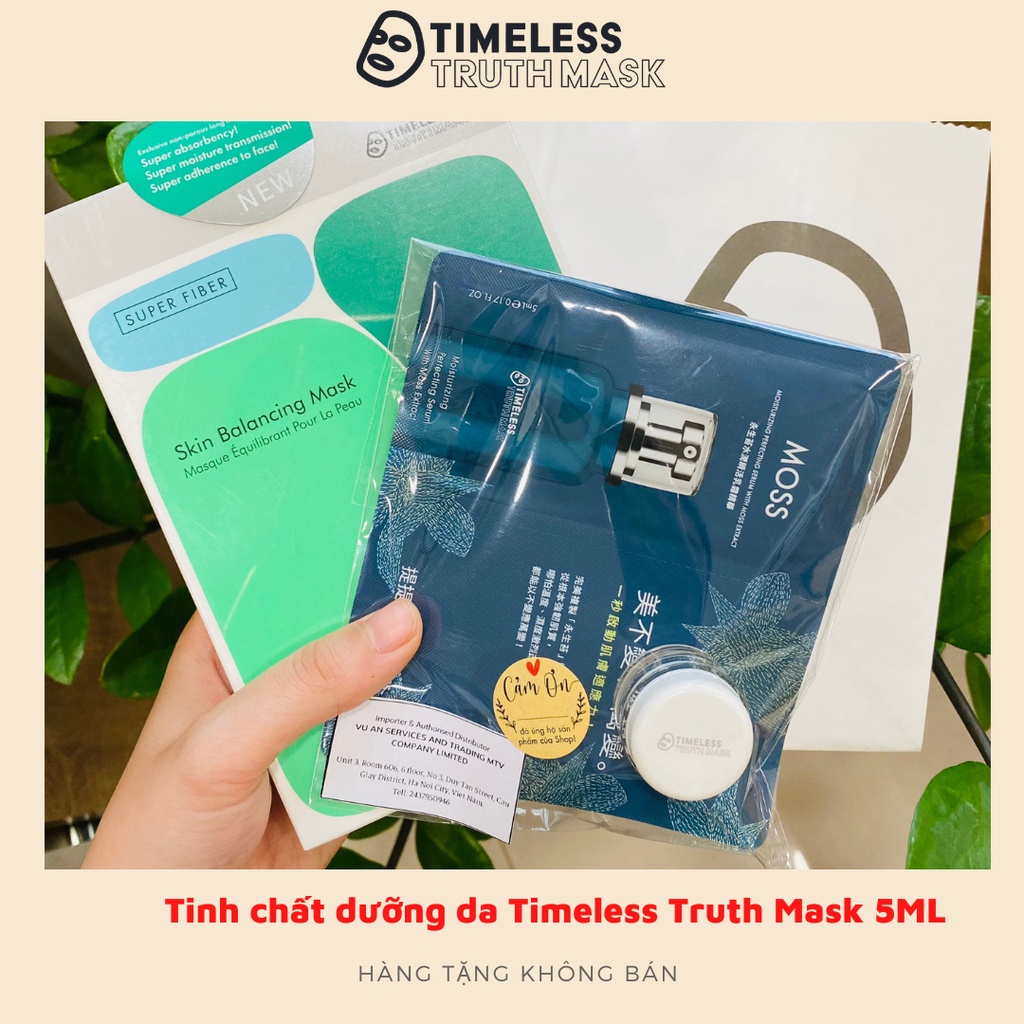 (QUÀ TẶNG KHÔNG BÁN) Tinh chất dưỡng da Timeless Truth Mask chiết xuất rêu giảm nhăn và giúp săn chắc da 5ml