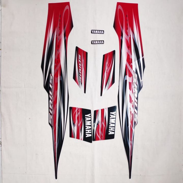 [THAY THẾ MỚI] BỘ TEM 3 LỚP XE MÁY, TEM DÁN DÀN ÁO XE SIRIUS ĐỜI 2013, TEM NHƯ ZIN THEO XE, KEO DÁN CHẮC CHẮN ÍT BAY MAU