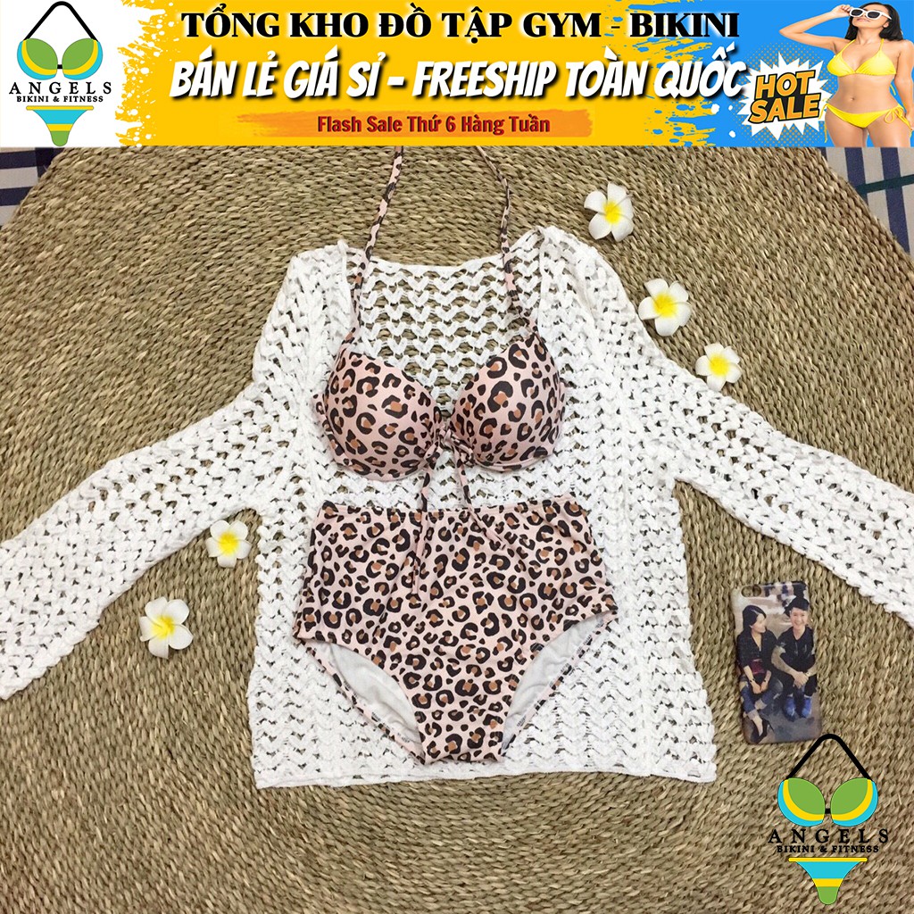 Bikini Bộ Đồ Bơi Hai Mảnh Họa Tiết Beo Freesize BHV027 [ Giá Sỉ ] | BigBuy360 - bigbuy360.vn