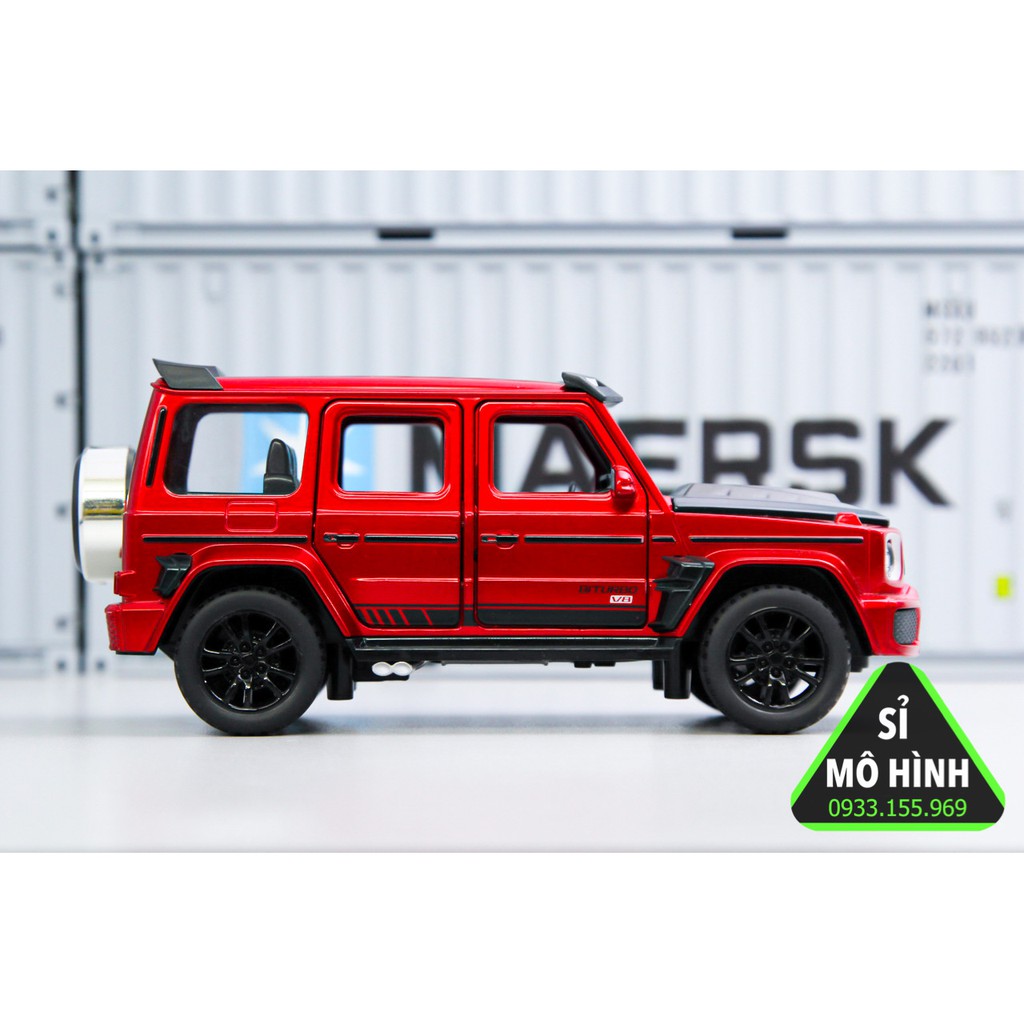 [ Sỉ Mô Hình ] Mô hình xe SUV Mercedes Brabus 700 1:32 Đỏ