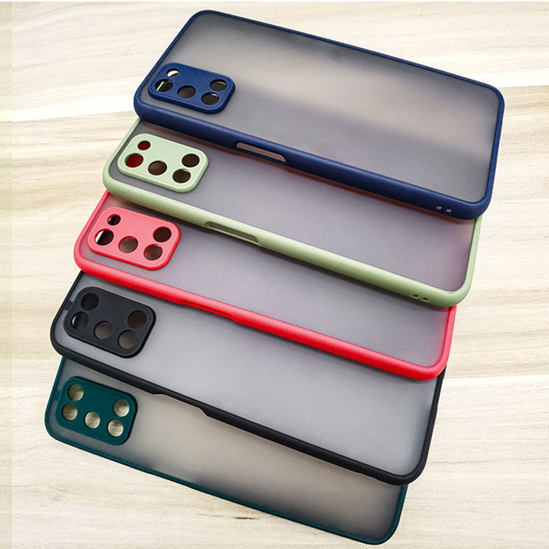 Ốp điện thoại mặt nhám chống sốc bảo vệ camera cho Realme 8 Pro 7i 7 6 6i 5 Pro 5i 5s 5G 4G 2021