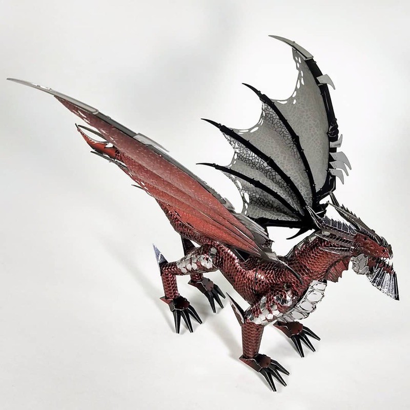 Mô hình 3D kim loại lắp ráp Piececool Rồng Đen The Black Dragon [ Chưa Lắp ]