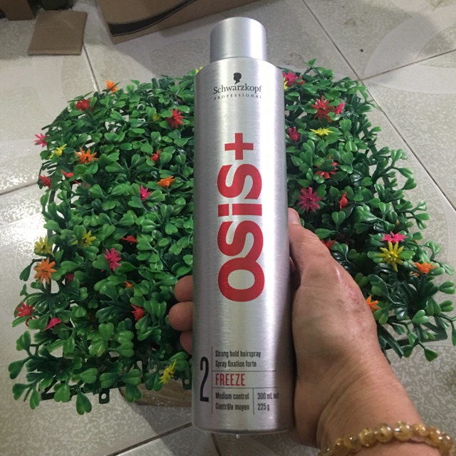 (Chính hãng)Gôm xịt tóc cao cấp Osis+ 2 Freeze Finish SCHWARZKOPF  300ml