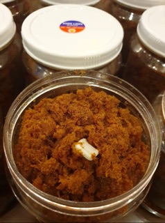 Mắm tép chưng thịt