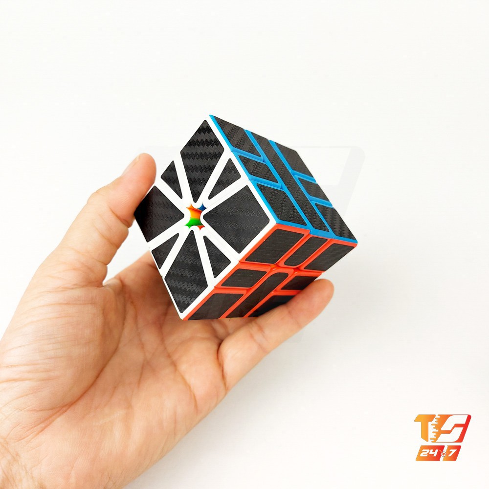 Khối Rubik Biến Thể Square 1 Carbon MoYu MeiLong - Đồ Chơi Rubic Cacbon Biến Dạng SQ1, Cube 21