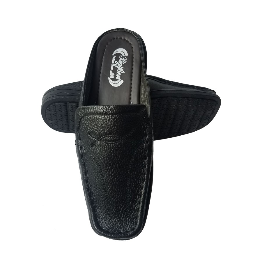 Dép Bít Mũi Nam Da Bò BIGBEN Cao Cấp SB80