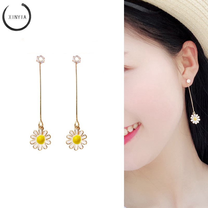 Hoa tai đơn giản hoa cúc mặt trời hoa cúc Anting JR1179