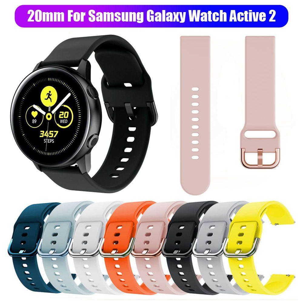 BTLIMER SAMSUNG Dây Đeo Thay Thế Bằng Silicone Mềm 42mm Cho Đồng Hồ Thông Minh Huami Amazfit Bip Active 2